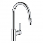 Смеситель для кухни GROHE Eurostyle Cosmopolitan, высокий излив, хром (31482003) — фото, характеристики, купить в ELISTA-CLIMBO