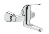 Смеситель для раковины GROHE Euroeco Special (вынос 214 мм, длина рычага 120 мм), 32771000 — фото, характеристики, купить в ELISTA-CLIMBO