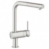 Смеситель для кухни GROHE Minta с выдвижным изливом, 32168DC0 — фото, характеристики, купить в ELISTA-CLIMBO