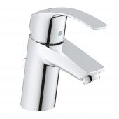 Смеситель для раковины GROHE Eurosmart с донным клапаном, S-size, 33265002 — фото, характеристики, купить в ELISTA-CLIMBO