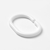 Набор колец для шторы в ванную комнату, White, RID011P, IDDIS — фото, характеристики, купить в ELISTA-CLIMBO