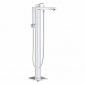 Смеситель для ванны GROHE Eurocube, свободностоящий, с ручным душем, хром (23672001) — фото, характеристики, купить в ELISTA-CLIMBO