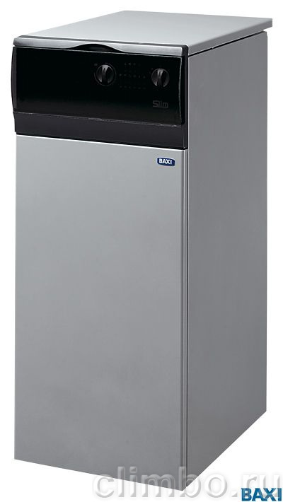Напольный одноконтурный газовый котел с чугунным теплообменником BAXI SLIM 1.230 i — фото товара