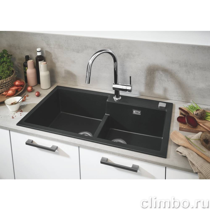 Смеситель для кухни GROHE Minta с выдвижным изливом, хром (32321002) — фото товара