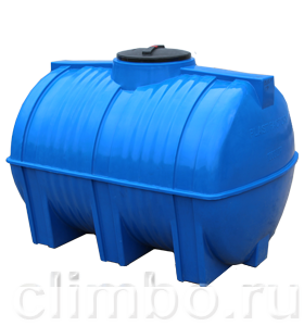 Горизонтальный бак для воды STERH  2000  синий (2-х слойный) — фото товара