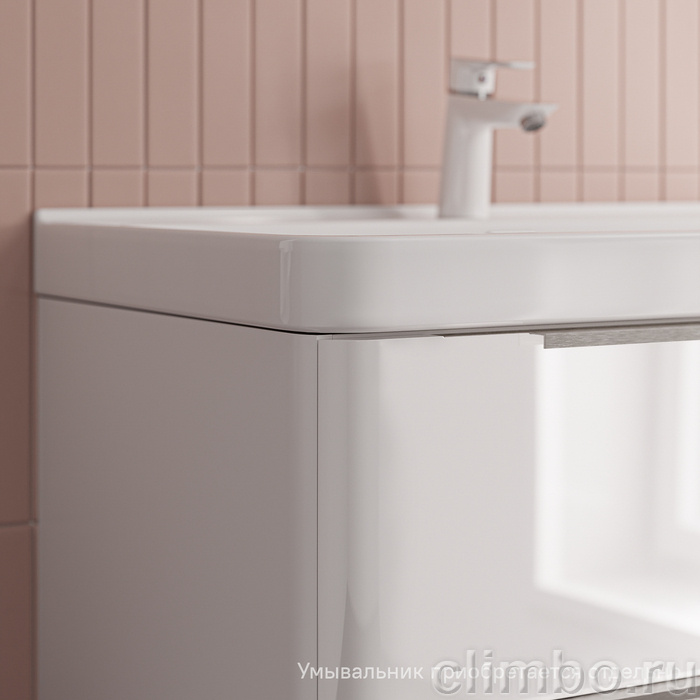 Тумба подвесная, 80 см, белый, Клауд Икс (Cloud X), IDDIS, CLX80W0i95 подходит умыв. 0178000i28 — фото, детали конструкции