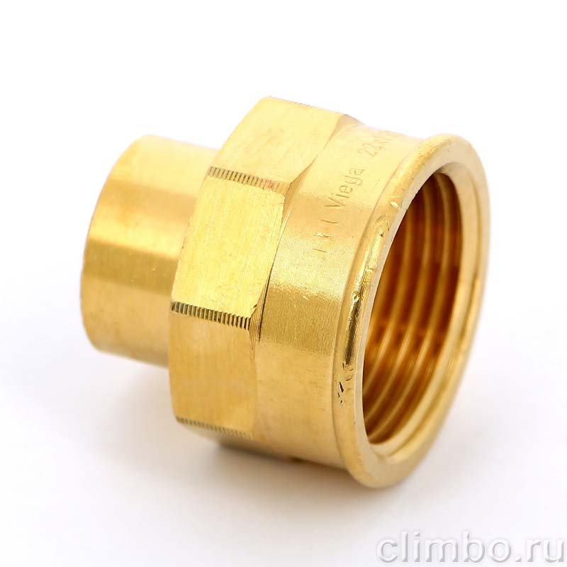 Муфта внутренняя резьба-пайка 22х1", VIEGA — фото товара