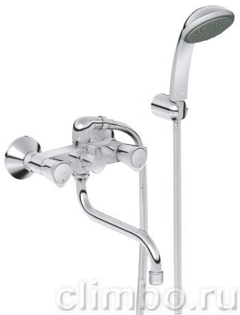 Смеситель для ванны GROHE Costa S с душевым гарнитуром, 26792001 — фото товара