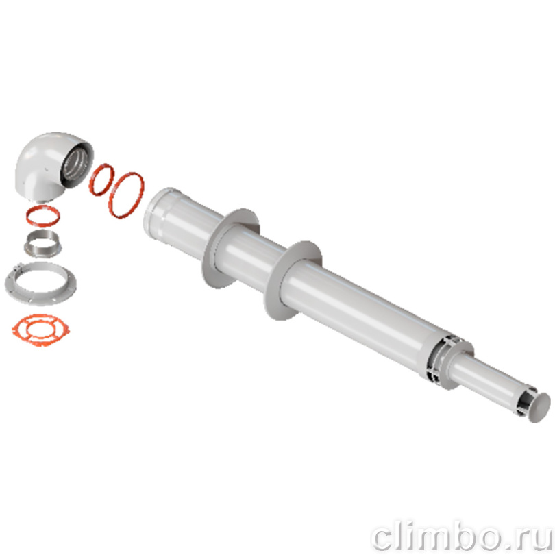 RCA-6010-261220 Комплект дымохода АНТИЛЕД 60/100 - 1220мм (IMMERGAS) — фото товара