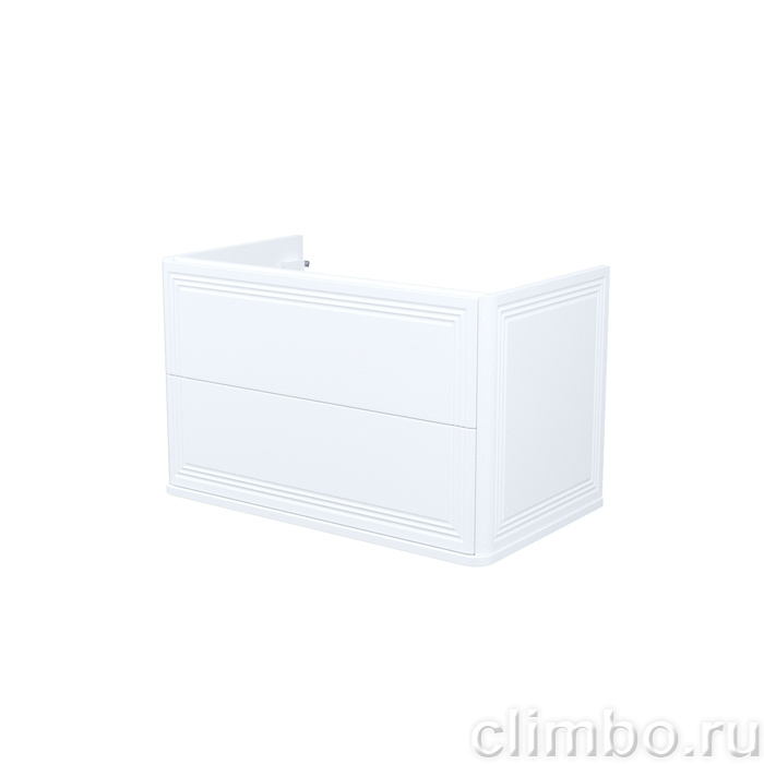 Тумба подвесная, 80 см, белый, Оксфорд Нео (Oxford Neo), IDDIS, OXN80W0i95 подходит умыв. 0108000i28 — фото, детали конструкции