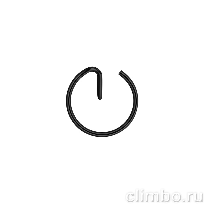 Полотенцедержатель-кольцо, нержавеющая сталь, черный, Лайн (Line), IDDIS, LMLINSO0Bi51 — фото, детали конструкции