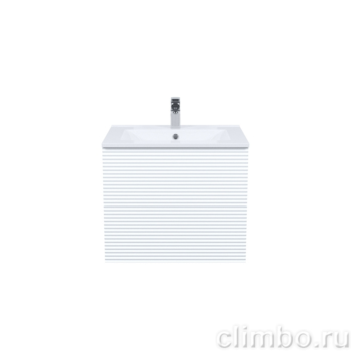 Тумба с умывальником, подвесная, 60 см, белый, Билд (Bild), IDDIS, BIL60W0i95K подходит умыв. 0136000i28 — фото, детали конструкции
