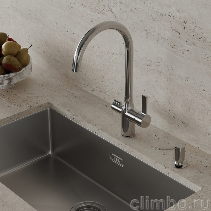 Дозатор, латунь, хром, Китчен Лайн (Kitchen Line), IDDIS, SDISB00i59 — фото, детали конструкции