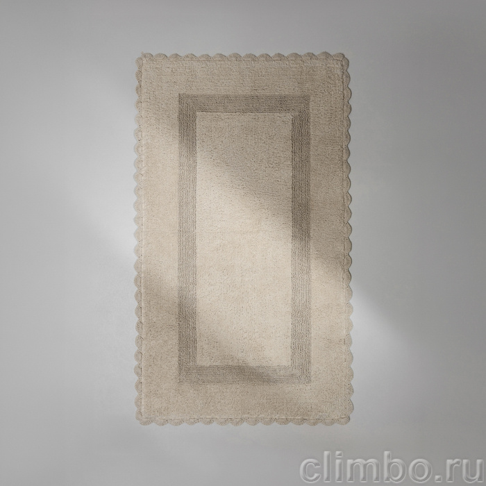 Коврик для ванной комнаты, 70x120, прямоугольный, хлопок, бежевый, IDDIS, DSQL03Ci12 — фото, детали конструкции