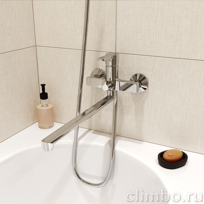 SENSBL2i10WA Смеситель для ванны с длинным изливом Sena — фото товара