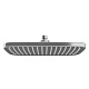 Душевая насадка верхняя прямоугольная, хром с серым, Esper, IDDIS, ESP25GSi64 — фото товара