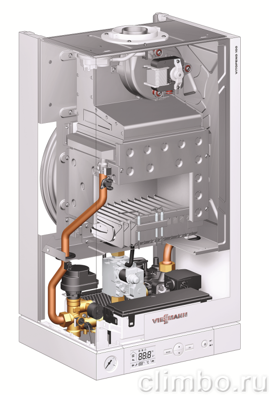 Двухконтурный котел Viessmann Vitopend 100-W A1JB A1JB011  (с раздельными теплообменниками) — фото товара