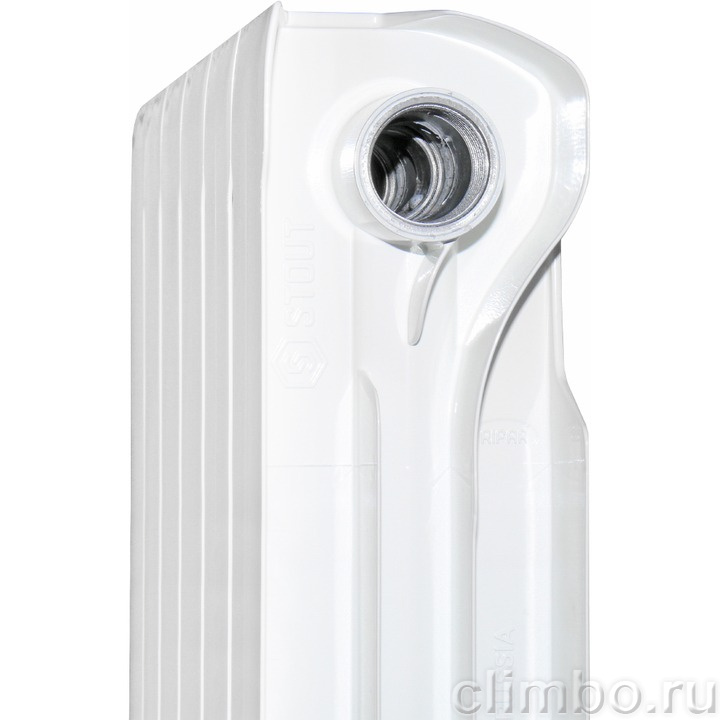 STOUT VEGA 500 11 секций радиатор алюминиевый боковое подключение — фото товара