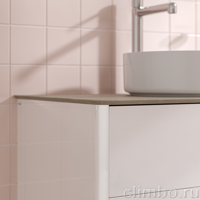 Столешница, керамогранит, 80 см, бежевый, Оптима Хоум (Optima Home), IDDIS, OPH80B0i89 — фото, детали конструкции