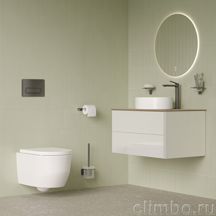 Унитаз подвесной безободковый, Эйгер Кью (Aiger Q), IDDIS, AIQRDSEi25 — фото, детали конструкции